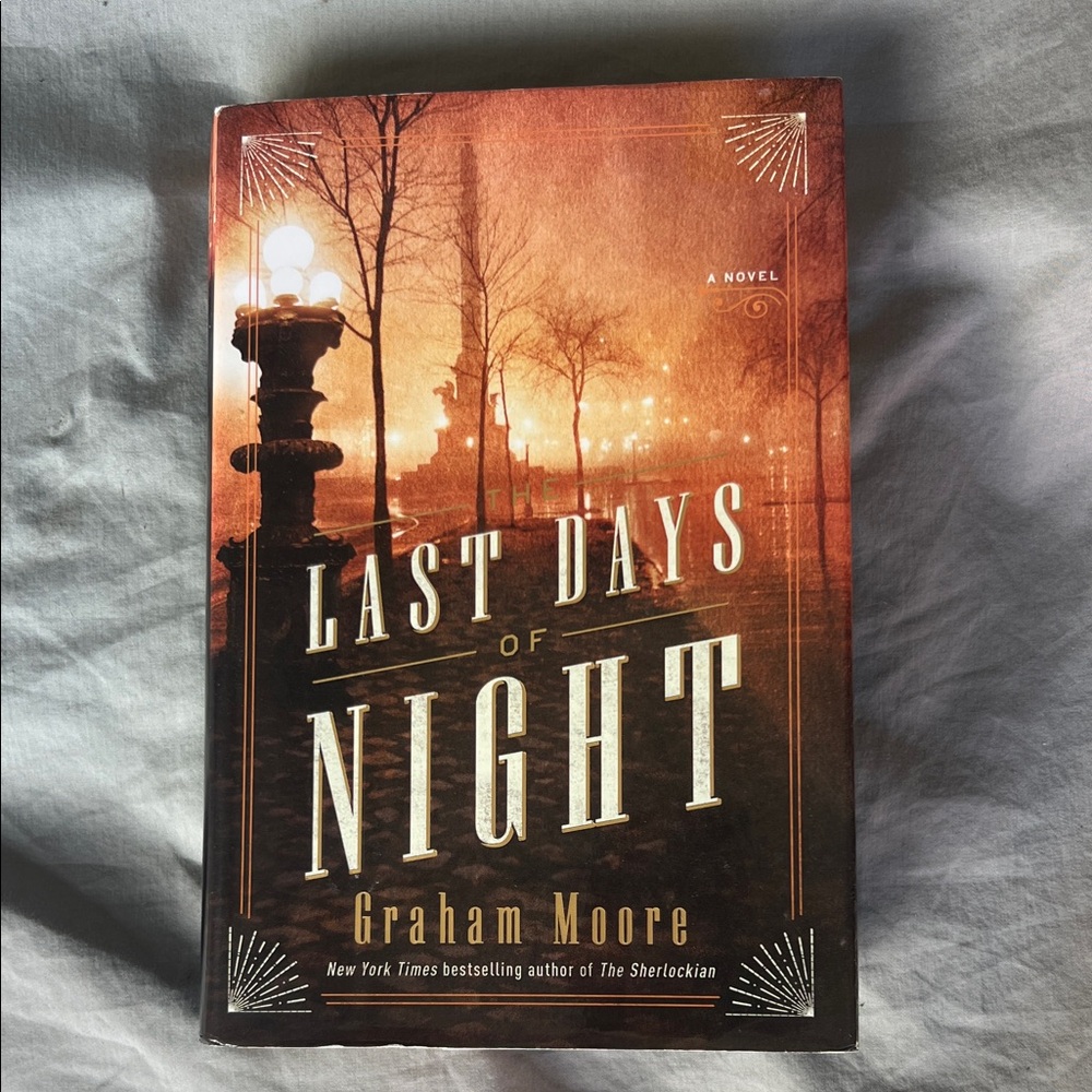 'Last Days of Night' Novel - Brown Cover